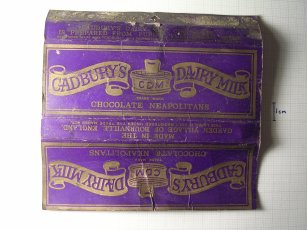 Cadbury's Chocolate wrapper